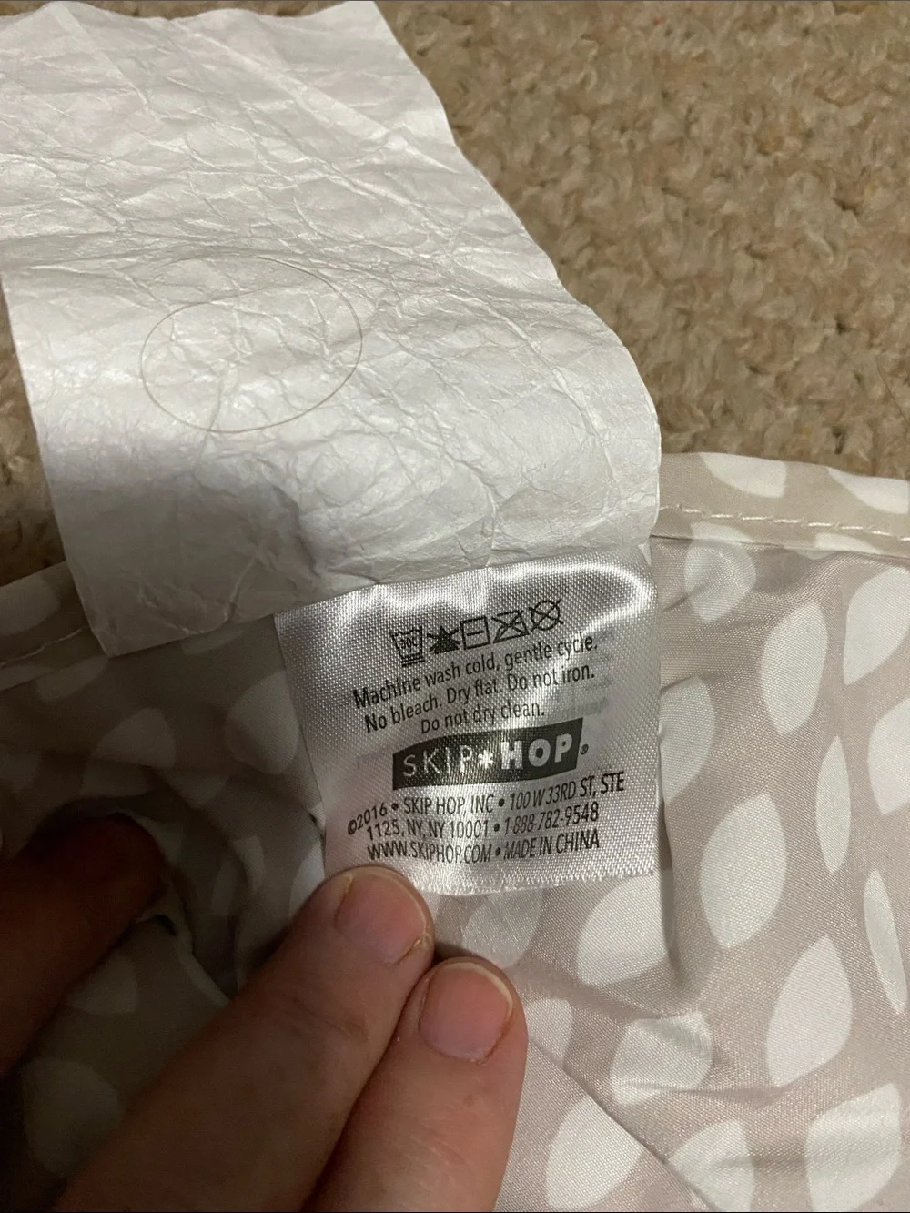 Skip Hop activity center cloth seat cover replacement